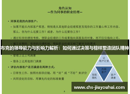 布克的领导能力与影响力解析:如何通过决策与榜样塑造团队精神 布克的领导能力与影响力解析:如何通过决策与榜样塑造团队精神